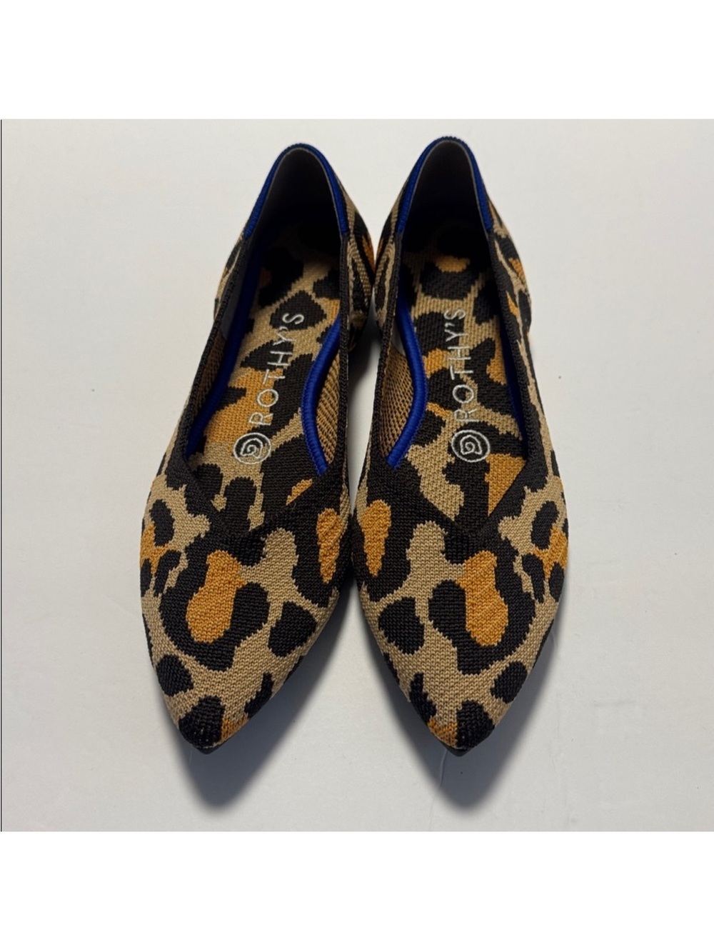 Rothy's Animal Print Cheetah Pointed Shoes Size 6.5 - Picture 2 of 7
